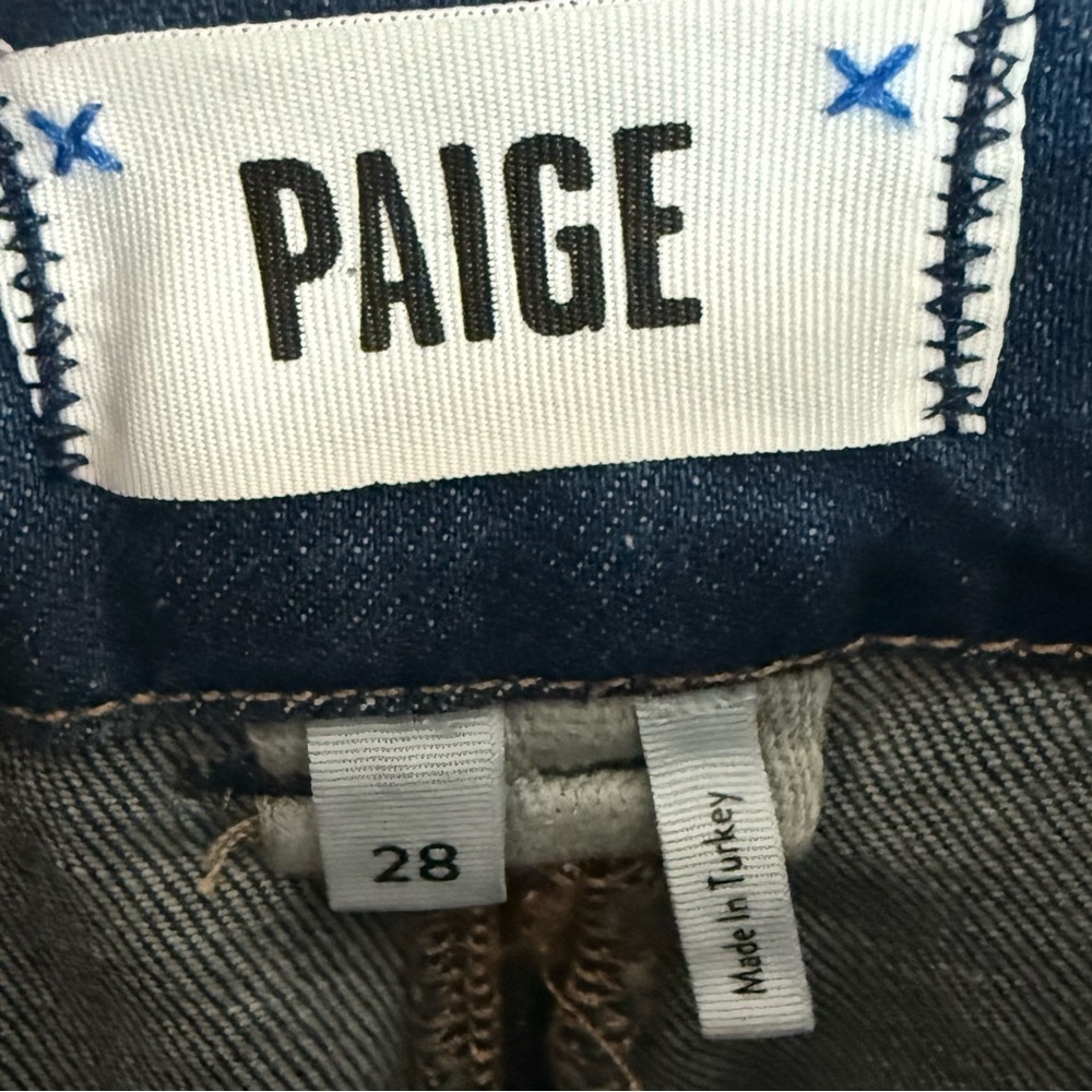PAIGE Women's Dion W/Cargo Pockets High Rise Utility Jeans Denim Gracie Lou - Picture 9 of 16